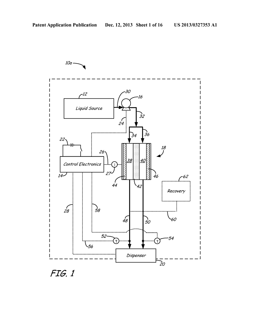 APPARATUS AND METHOD FOR GENERATING OXIDATIVELY AND THERMALLY-ENHANCED     TREATMENT LIQUIDS - diagram, schematic, and image 02