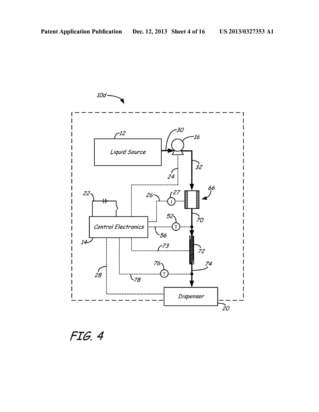 APPARATUS AND METHOD FOR GENERATING OXIDATIVELY AND THERMALLY-ENHANCED     TREATMENT LIQUIDS - diagram, schematic, and image 05