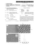 FILM FORMED OF HEMISPHERICAL PARTICLES, METHOD FOR PRODUCING SAME, AND USE     OF SAME diagram and image