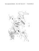 FASTENER CARTRIDGE ASSEMBLY COMPRISING A FIXED ANVIL AND A STAPLE DRIVER     ARRANGEMENT diagram and image