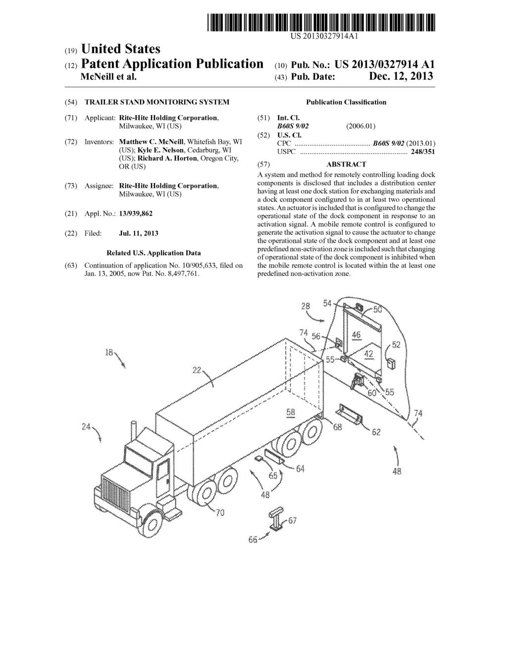 TRAILER STAND MONITORING SYSTEM - diagram, schematic, and image 01