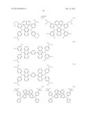 ORGANIC ELECTROLUMINESCENCE DEVICE AND ORGANIC LIGHT EMITTING MEDIUM diagram and image