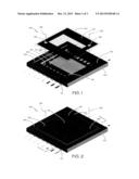 COVER FOR IMAGE SENSOR ASSEMBLY WITH LIGHT ABSORBING LAYER AND ALIGNMENT     FEATURES diagram and image