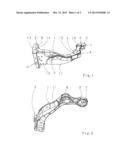 Spring Bracket Arm Of A Spring Bracket Of A Motor Vehicle Axle diagram and image