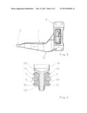 Spring Bracket Arm Of A Spring Bracket Of A Motor Vehicle Axle diagram and image