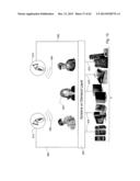 SYSTEM FOR PROJECTING CONTENT TO A DISPLAY SURFACE HAVING USER-CONTROLLED     SIZE, SHAPE AND LOCATION/DIRECTION AND APPARATUS AND METHODS USEFUL IN     CONJUNCTION THEREWITH diagram and image