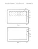 ELECTRONIC DEVICE AND METHOD OF CONTROL OF DISPLAYS diagram and image