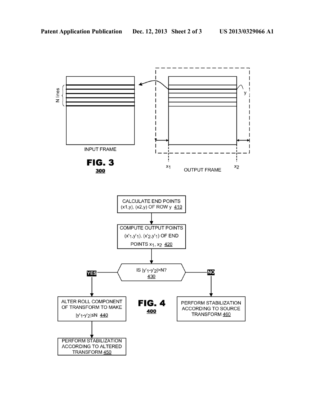 HARDWARE-CONSTRAINED TRANSFORMS FOR VIDEO STABILIZATION PROCESSES - diagram, schematic, and image 03