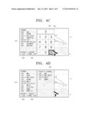 METHOD FOR PROVIDING GUI FOR SELECTING BROADCAST CHANNEL WITH KEYPAD     OPERATED BY POINTER AND BROADCAST RECEIVING APPARATUS THEREOF diagram and image