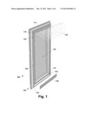 WINDOW FRAME WITH INTEGRATED SOLAR ELECTRIC CELL AND ILLUMINATION diagram and image