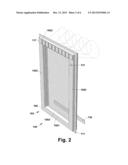 WINDOW FRAME WITH INTEGRATED SOLAR ELECTRIC CELL AND ILLUMINATION diagram and image