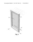 WINDOW FRAME WITH INTEGRATED SOLAR ELECTRIC CELL AND ILLUMINATION diagram and image