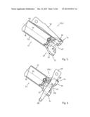 SCAFFOLDING COMPONENT WITH AT LEAST ONE CONNECTION HEAD AND METHOD FOR     FASTENING A SCAFFOLDING COMPONENT HAVING AT LEAST ONE CONNECTION HEAD TO     A VERTICAL SCAFFOLDING ELEMENT diagram and image