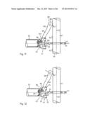 SCAFFOLDING COMPONENT WITH AT LEAST ONE CONNECTION HEAD AND METHOD FOR     FASTENING A SCAFFOLDING COMPONENT HAVING AT LEAST ONE CONNECTION HEAD TO     A VERTICAL SCAFFOLDING ELEMENT diagram and image