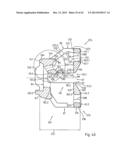 SCAFFOLDING COMPONENT WITH AT LEAST ONE CONNECTION HEAD AND METHOD FOR     FASTENING A SCAFFOLDING COMPONENT HAVING AT LEAST ONE CONNECTION HEAD TO     A VERTICAL SCAFFOLDING ELEMENT diagram and image