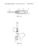 Operating Handle Assembly for Hand Air Pump diagram and image