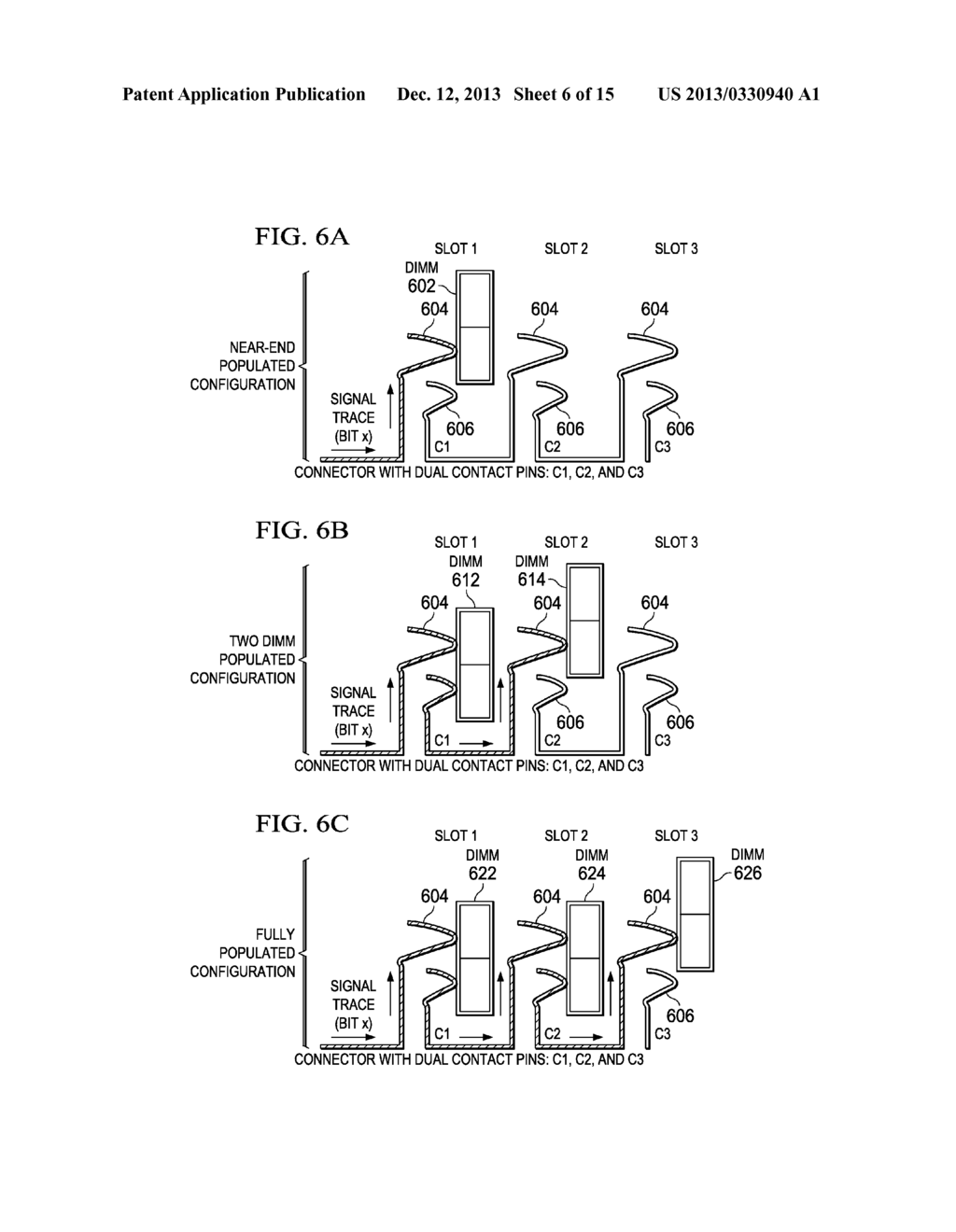 Multi-Level Connector and Use Thereof that Mitigates Data Signaling     Reflections - diagram, schematic, and image 07