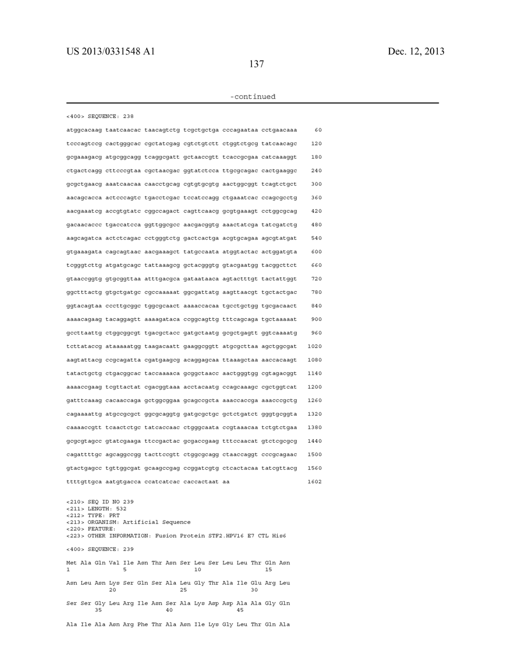 COMPOSITIONS OF FLAGELLIN AND PAPILLOMAVIRUS ANTIGENS - diagram, schematic, and image 161