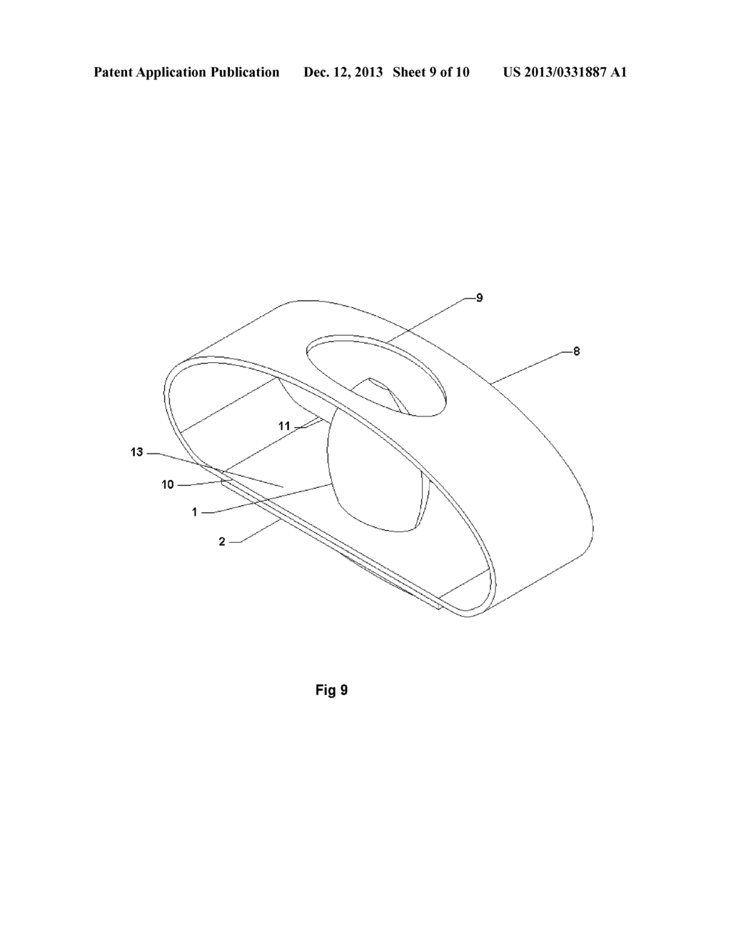 Pacifier with protective shield - diagram, schematic, and image 10