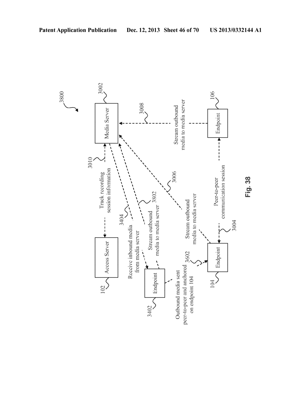 SYSTEM AND METHOD FOR LANGUAGE TRANSLATION IN A HYBRID PEER-TO-PEER     ENVIRONMENT - diagram, schematic, and image 47