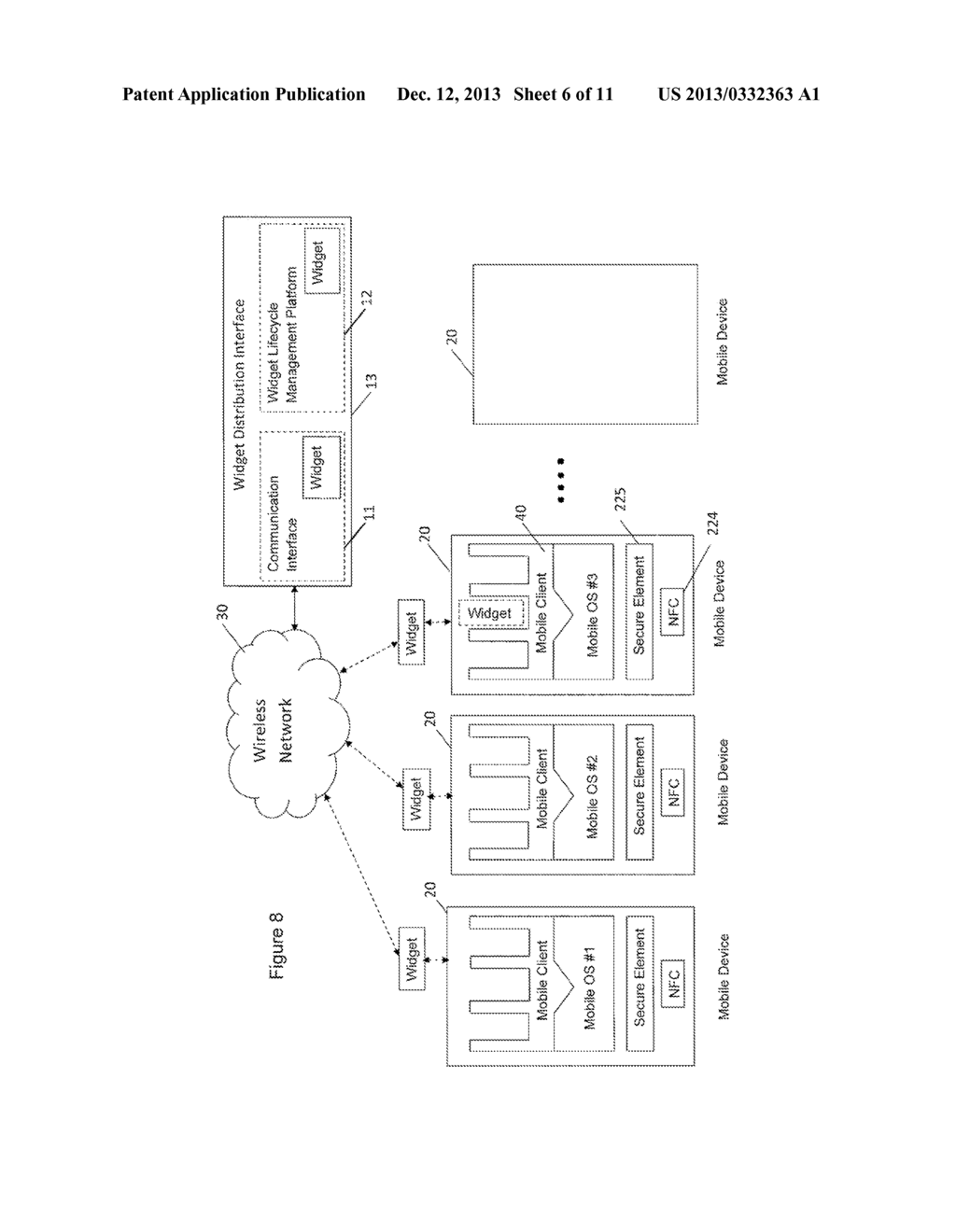 MOBILE INTEGRATED DISTRIBUTION AND TRANSACTION SYSTEM AND METHOD FOR NFC     SERVICES, AND A MOBILE ELECTRONIC DEVICE THEREOF - diagram, schematic, and image 07