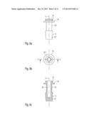 CARTRIDGE DEVICE FOR A MEASURING SYSTEM FOR MEASURING VISCOELASTIC     CHARACTERISTICS OF A SAMPLE LIQUID, A CORRESPONDING MEASURING SYSTEM, AND     A CORRESPONDING METHOD diagram and image