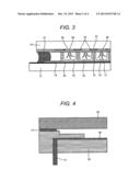 LOW SOFTENING POINT GLASS COMPOSITION, BONDING MATERIAL USING SAME ADN     ELECTRONIC PARTS diagram and image