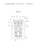 MEANS FOR MOUNTING CHECK VALVE INTO HOUSING INCLUDING FLUID PASSAGE     THEREIN diagram and image