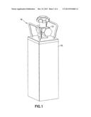 RECTANGULAR PARALLELEPIPED FLUID STORAGE AND DISPENSING VESSEL diagram and image