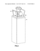 RECTANGULAR PARALLELEPIPED FLUID STORAGE AND DISPENSING VESSEL diagram and image