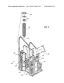 PORTABLE SWIMMING POOL STAIR ASSEMBLY WITH INTEGRAL FILTER AND CIRCULATION     SYSTEM diagram and image