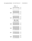 METHOD OF FABRICATING OXIDE THIN FILM DEVICE USING LASER LIFT-OFF AND     OXIDE THIN FILM DEVICE FABRICATED BY THE SAME diagram and image