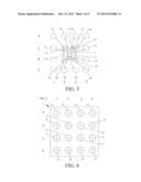 CARRIER-FREE LAND GRID ARRAY IC CHIP PACKAGE AND PREPARATION METHOD     THEREOF diagram and image