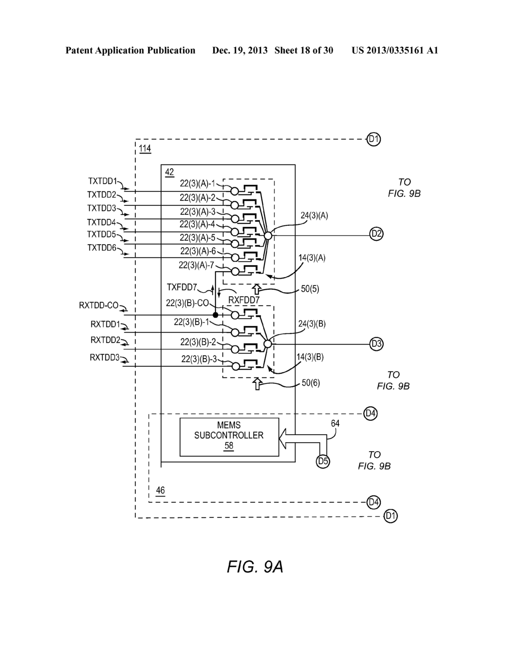 ANTENNA SWITCHING CIRCUITRY FOR MIMO/DIVERSITY MODES - diagram, schematic, and image 19