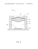 LENS WITH SAPPHIRE SUBSTRATE AND LENS MODULE diagram and image