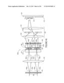 POLARIZATION-INDEPENDENT LIQUID CRYSTAL DISPLAY DEVICES INCLUDING MULTIPLE     POLARIZING GRATING ARRANGEMENTS AND RELATED DEVICES diagram and image