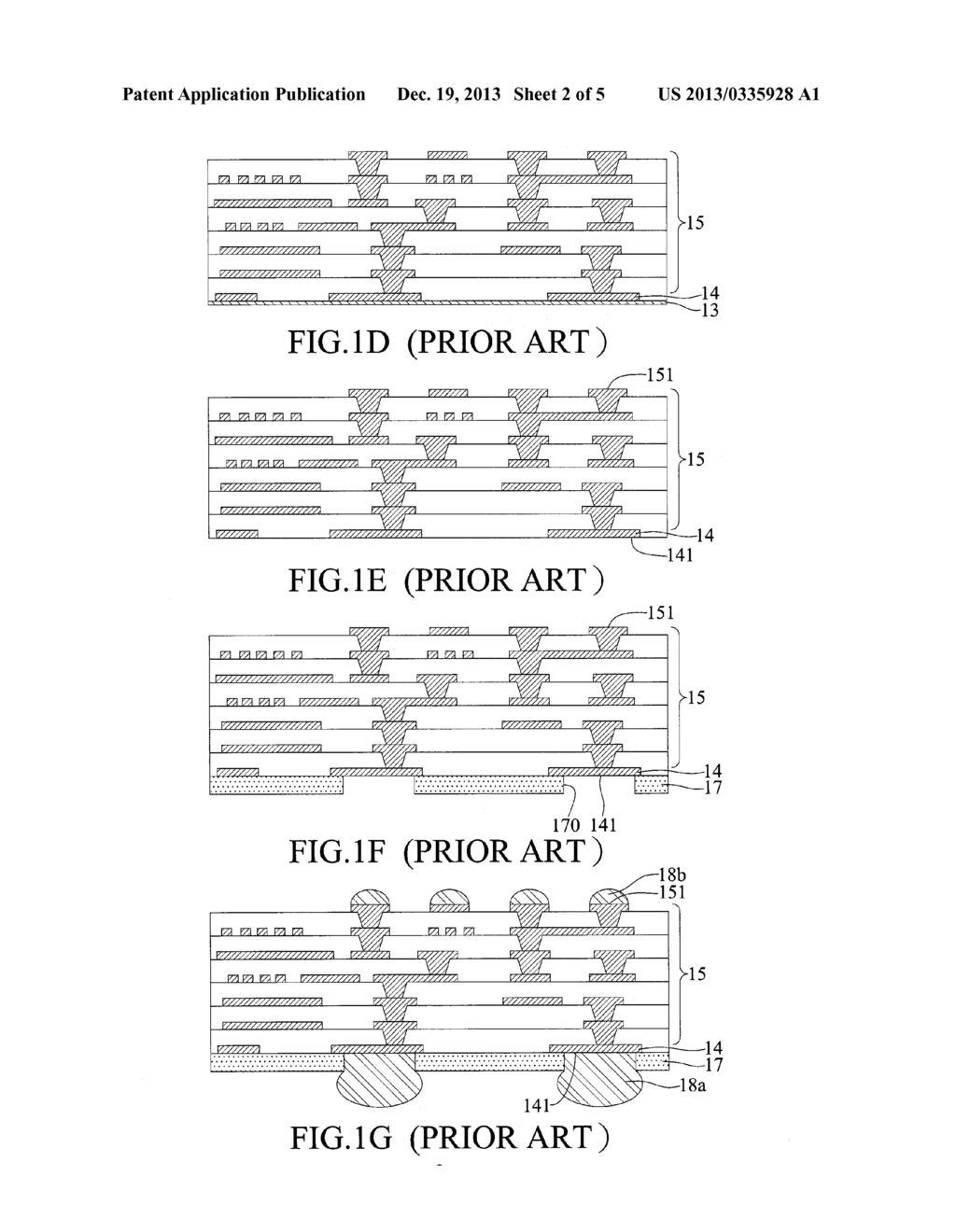 CARRIER AND METHOD FOR FABRICATING CORELESS PACKAGING SUBSTRATE - diagram, schematic, and image 03