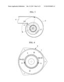 CENTRIFUGAL BLOWER AND VEHICLE AIR CONDITIONER PROVIDED WITH THE SAME diagram and image