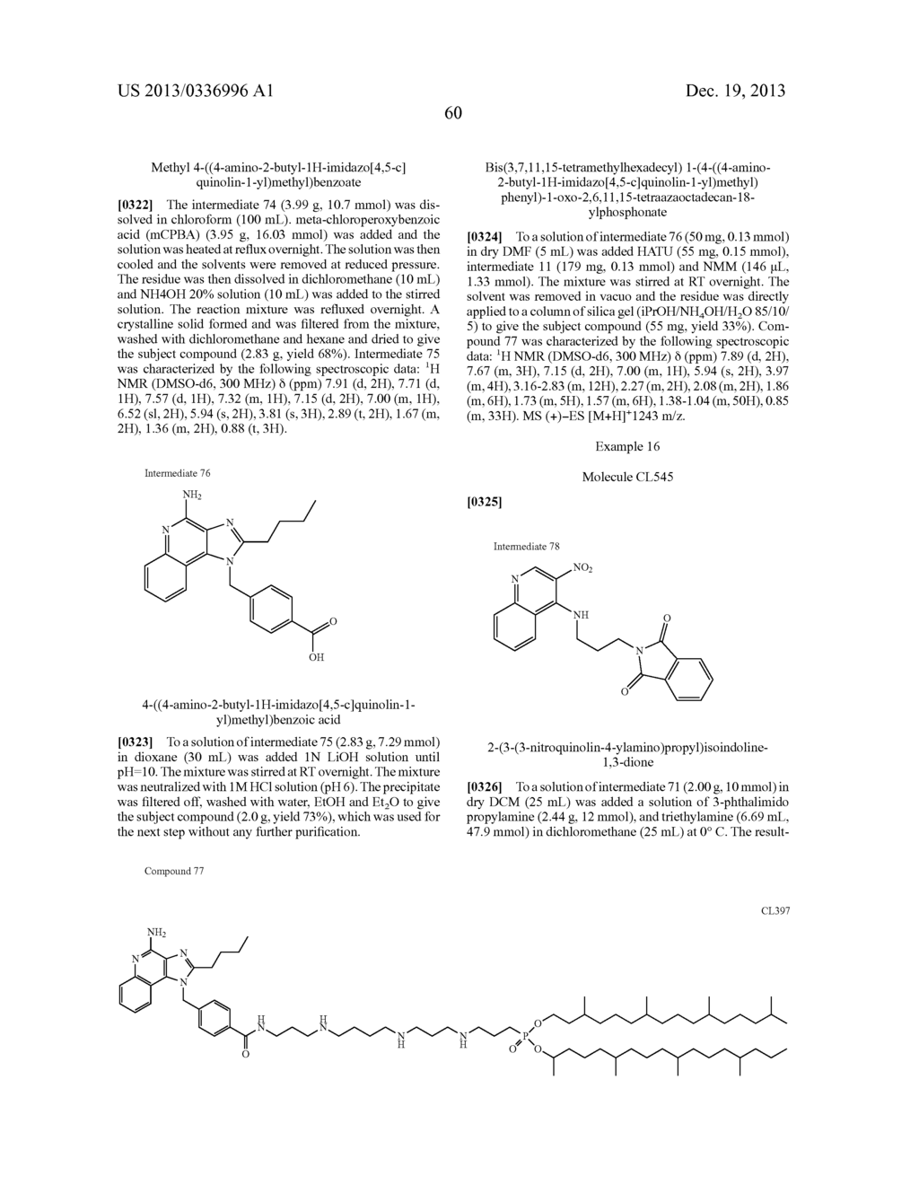 NOVEL COMPOSITIONS OF TLR7 AND/OR TLR8 AGONISTS CONJUGATED TO LIPIDS - diagram, schematic, and image 67