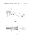 CLAMPING DEVICE FOR A TWO-PLATEN INJECTION MOLDING MACHINE AND A     TWO-PLATEN INJECTION MOLDING MACHINE diagram and image