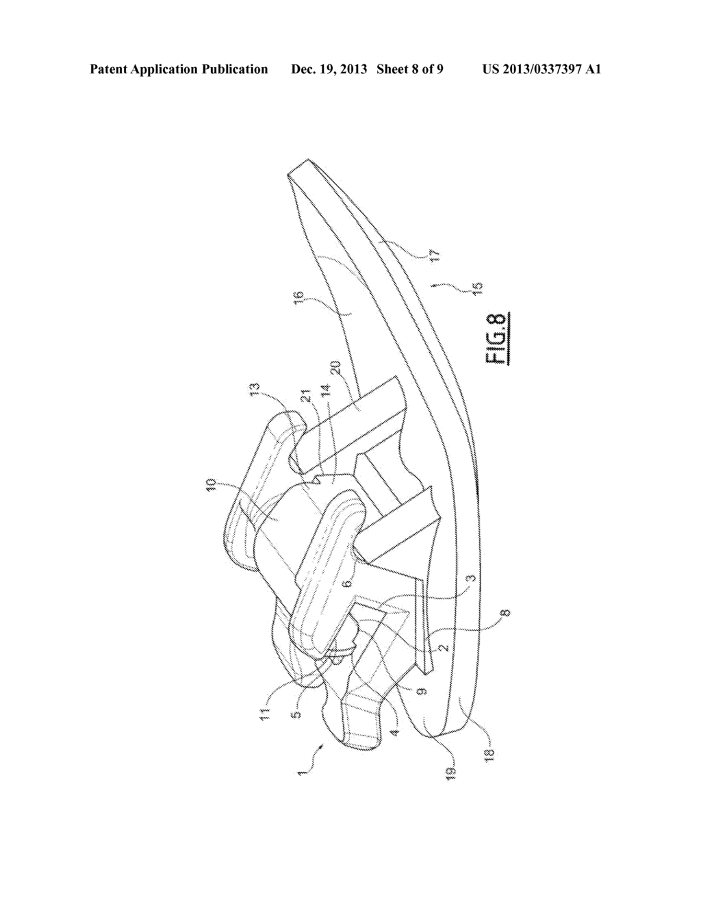 Clip-Base-Bracket Assembly Having a Base for an Orthodontic Apparatus and     Orthodontic Apparatus Comprising Same - diagram, schematic, and image 09