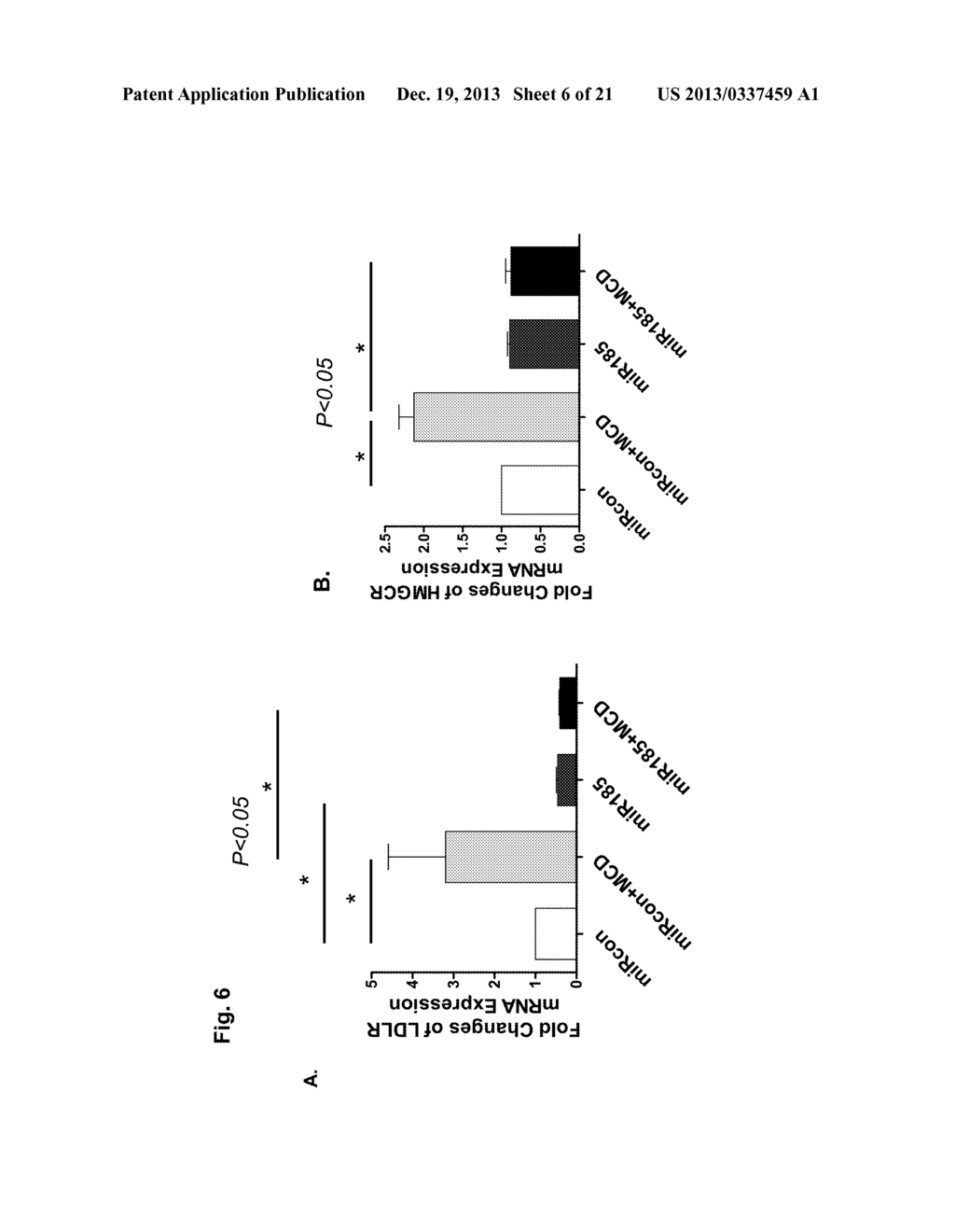 A METHOD OF ENHANCING MIR-185 EXPRESSION TO REDUCE LOW DENSITY     LIPOPROTEIN/CHOLESTEROL ACCUMULATION IN A CELL - diagram, schematic, and image 07