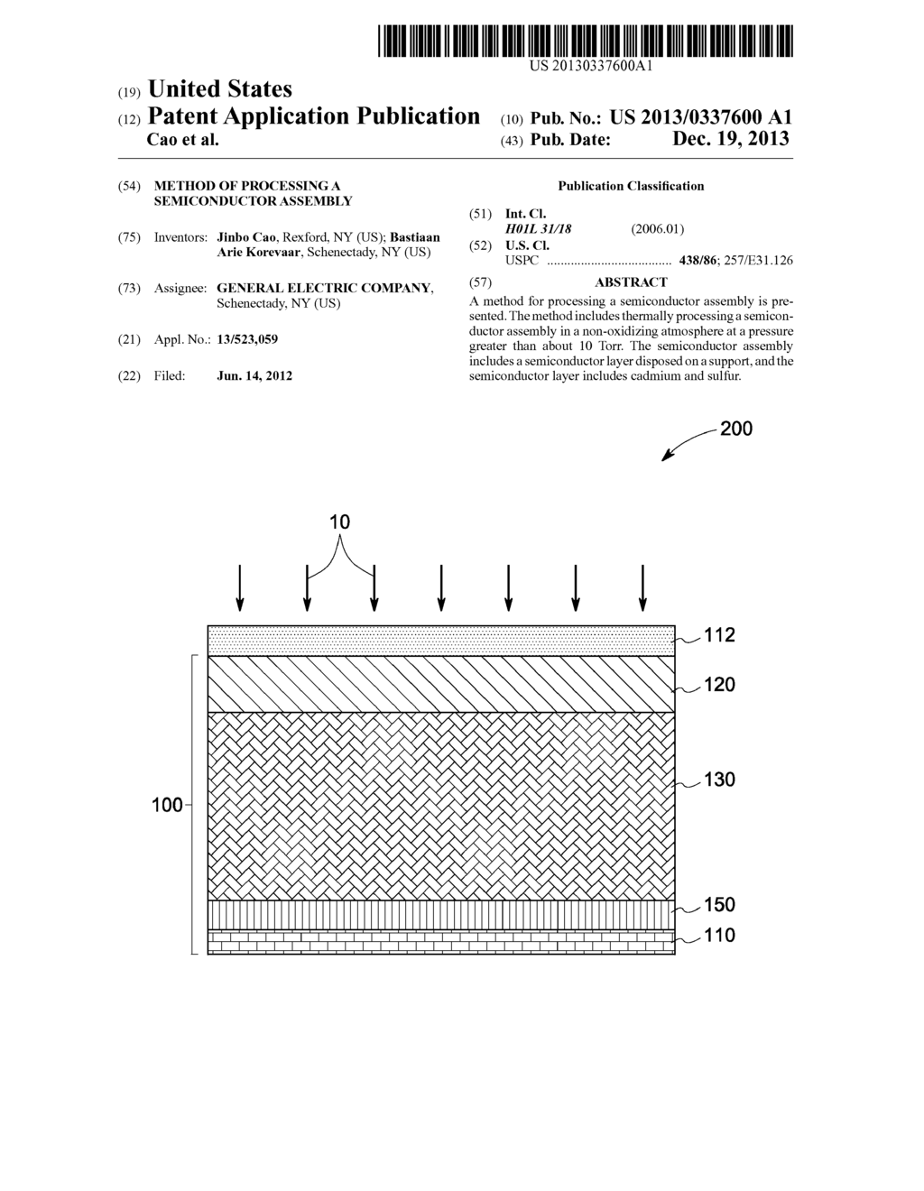 METHOD OF PROCESSING A SEMICONDUCTOR ASSEMBLY - diagram, schematic, and image 01