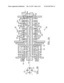 AUTOMATIC TRANSMISSION GEAR AND CLUTCH ARRANGEMENT diagram and image