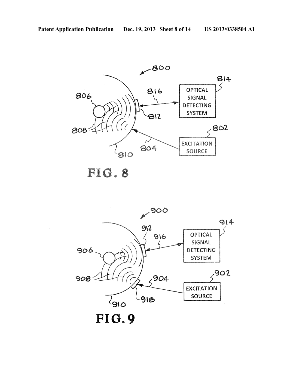 NON-CONTACT OPTICAL SYSTEM FOR DETECTING ULTRASOUND WAVES FROM A SURFACE - diagram, schematic, and image 09