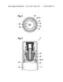 CLOSURE PIECE FOR A POWDER SYRINGE, AND POWDER SYRINGE diagram and image