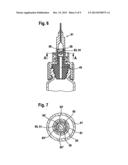 CLOSURE PIECE FOR A POWDER SYRINGE, AND POWDER SYRINGE diagram and image