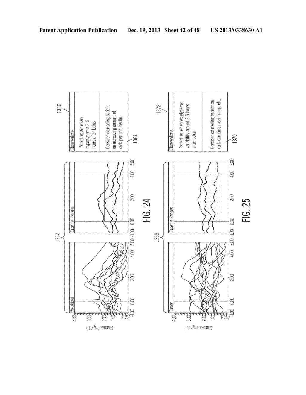 DIABETES THERAPY MANAGEMENT SYSTEM FOR RECOMMENDING ADJUSTMENTS TO AN     INSULIN INFUSION DEVICE - diagram, schematic, and image 43