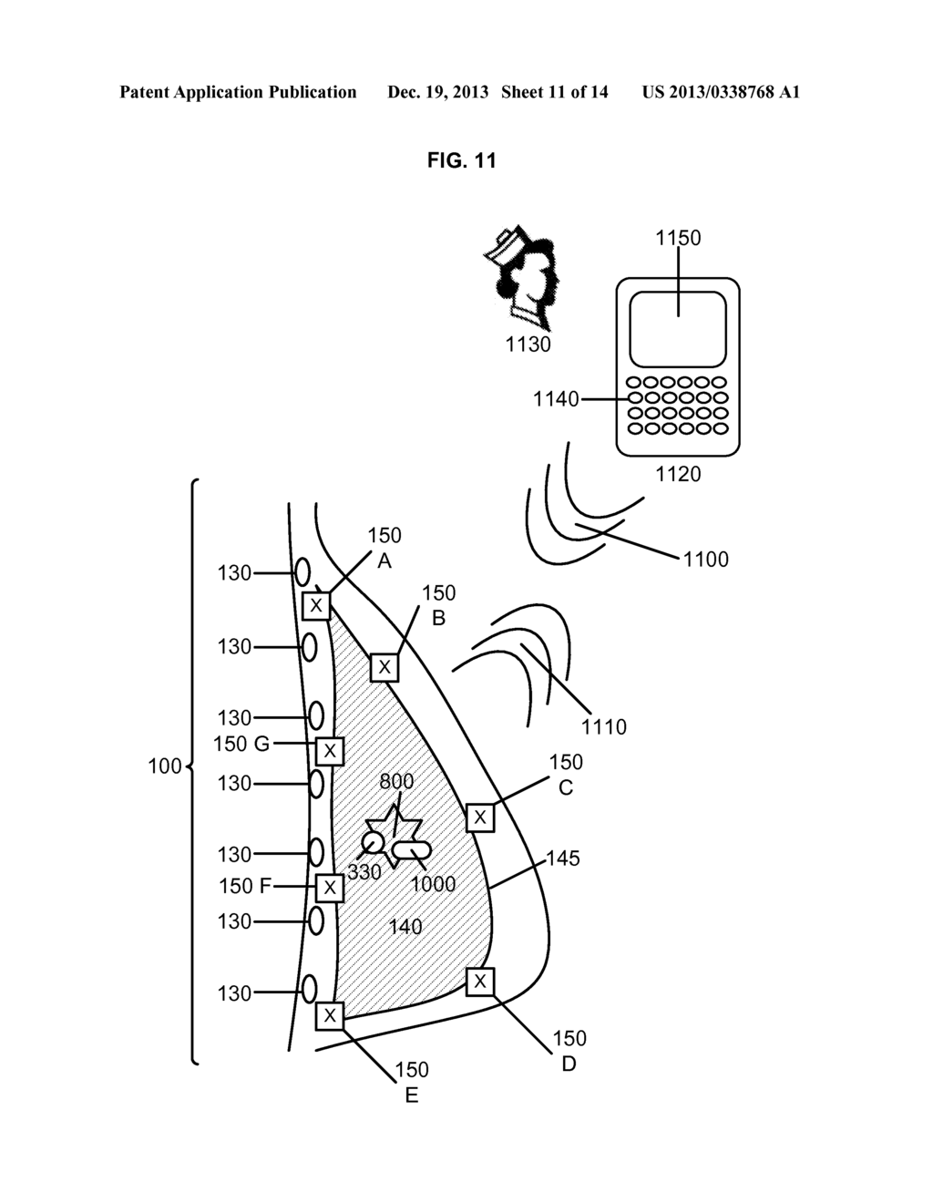 BREAST IMPLANT WITH ANALYTE SENSORS AND INTERNAL POWER SOURCE - diagram, schematic, and image 12