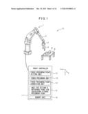 ROBOT CONTROLLER WHICH CONDUCTS A FORCE CONTROL BY USING A THREE-AXIAL     FORCE SENSOR diagram and image